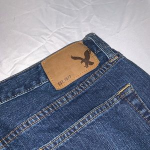 American Eagle Original Straight Denim Blue Jeans